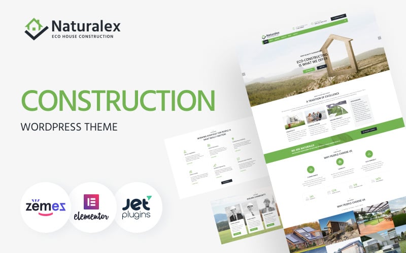198 naturalex construction multipurpose classic wordpress elementor theme