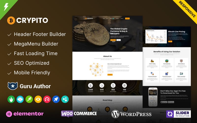 211 crypito crypto currency wordpress theme