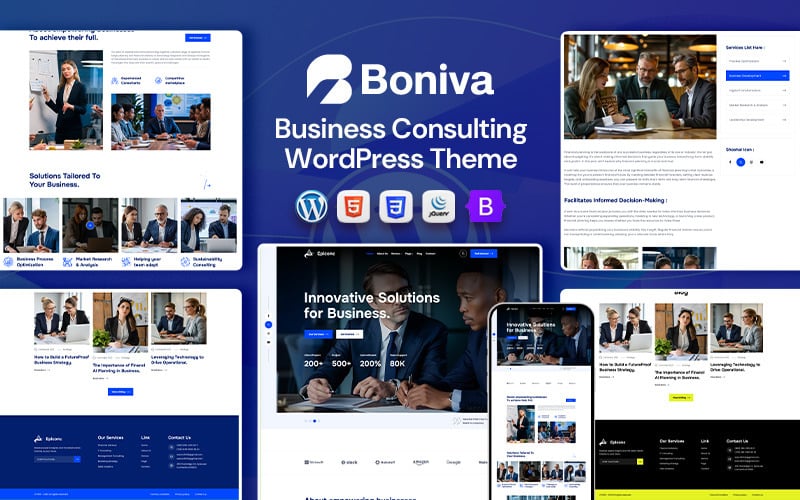 2255 boniva business consulting and it solutions wordpress theme rtl ready