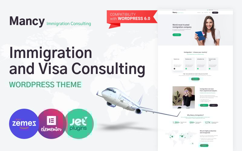 242 mancy immigration and visa consulting wordpress theme