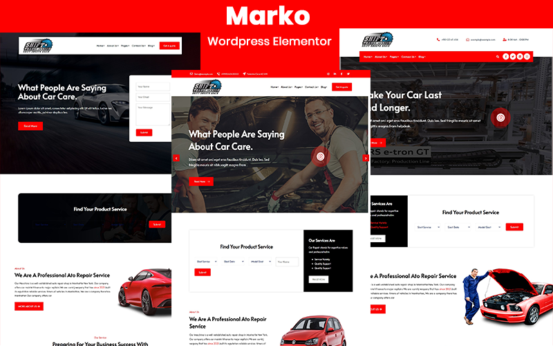 246 marko autowasch und mechanikerservice wordpress theme