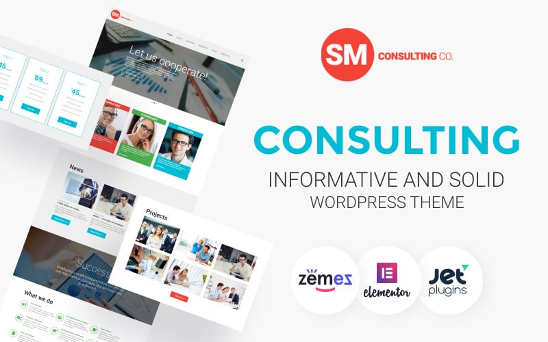 281 consulting co informative and solid wordpress theme