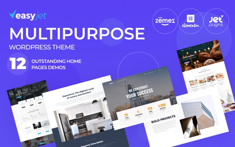 3 easyjet multi homepage wordpress theme