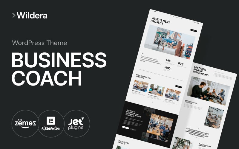 301 wildera clean business wordpress theme