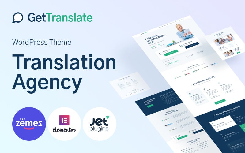 302 gettranslate translation agency wordpress theme