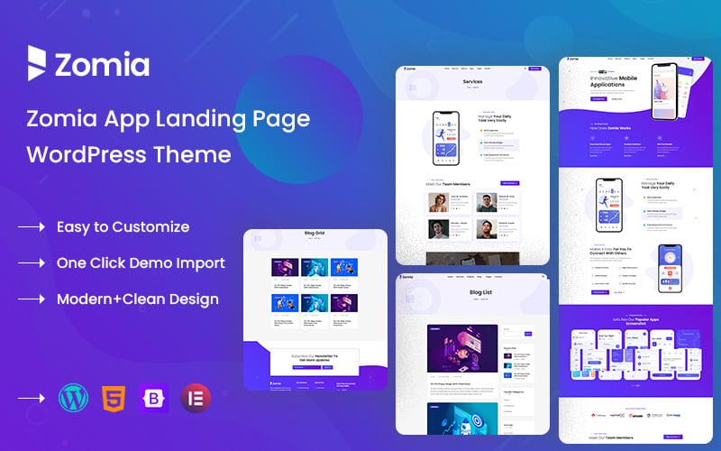 331 zomia app landing wordpress theme