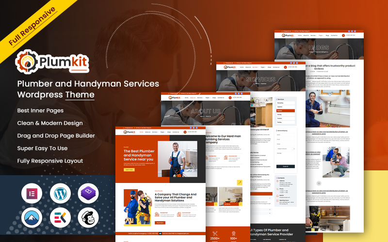 338 plumkit plumber and handyman services wordpress theme