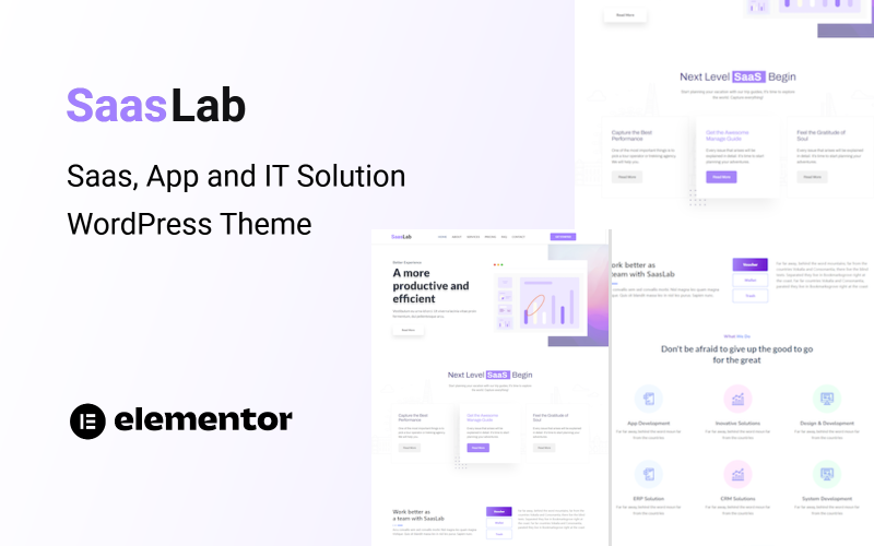 339 saaslab saas app and it solution one page wordpress theme