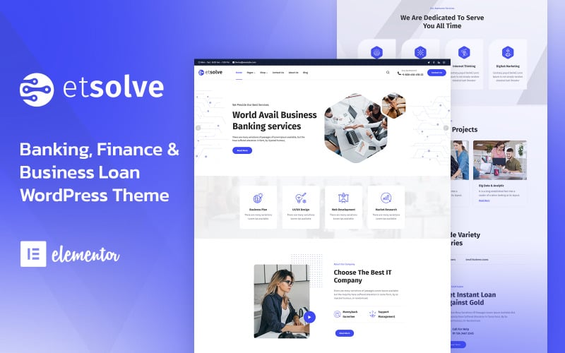 342 etsolve business and finance wordpress theme