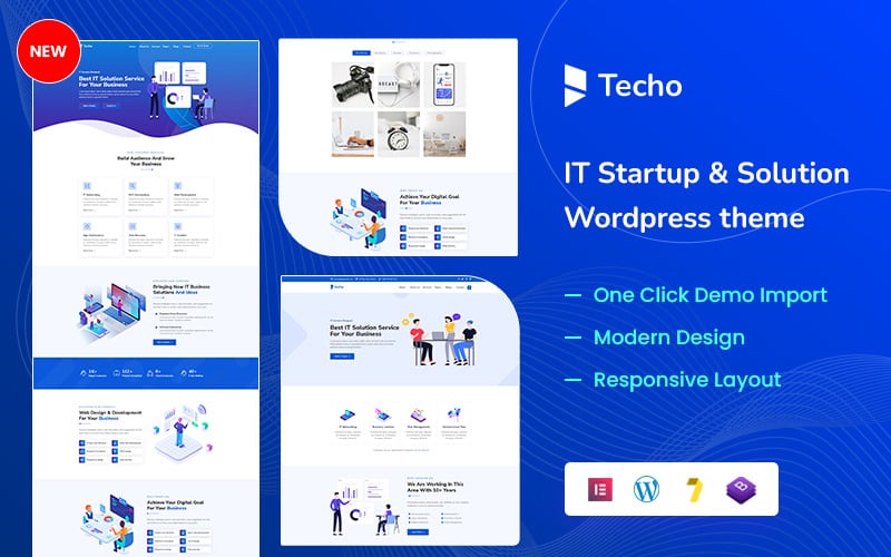 343 techo it startup and business solution wordpress theme