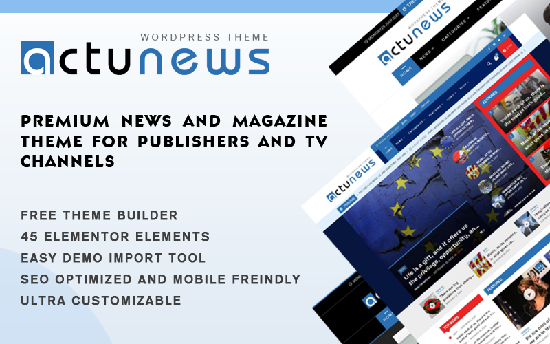 350 actunews elementor news and magazine wordpress theme