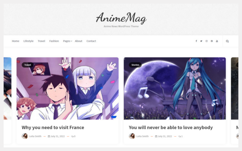 351 animemag anime news wordpress theme