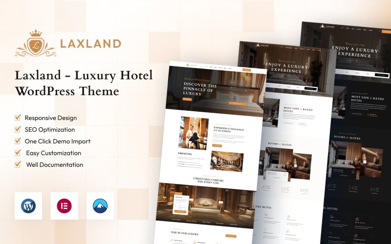 354 laxland luxury hotel wordpress theme