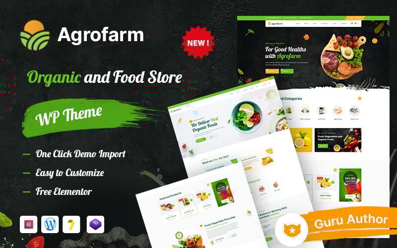 356 agrofarm organic food and organic store wordpress theme