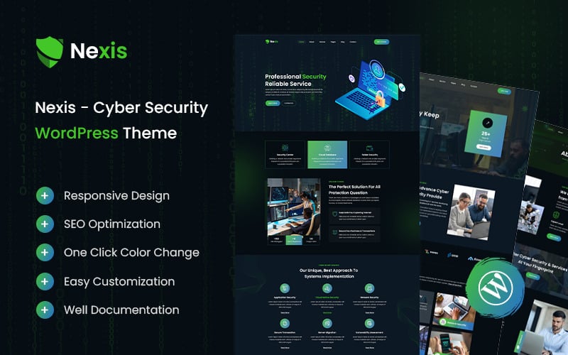383 nexis cyber security wordpress theme
