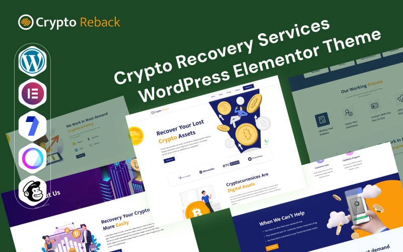 390 crypto reback crypto recovery services wordpress elementor theme