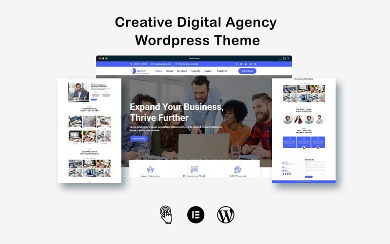 391 creative business digital sagency wordpress theme