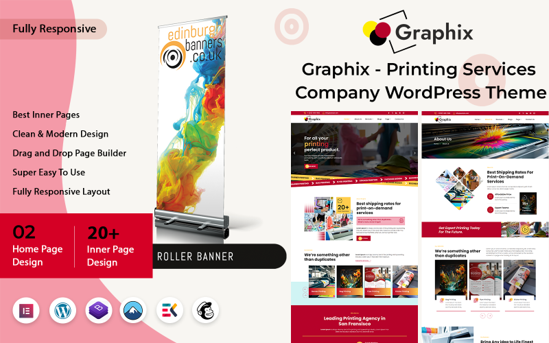 427 graphix printing services company wordpress theme