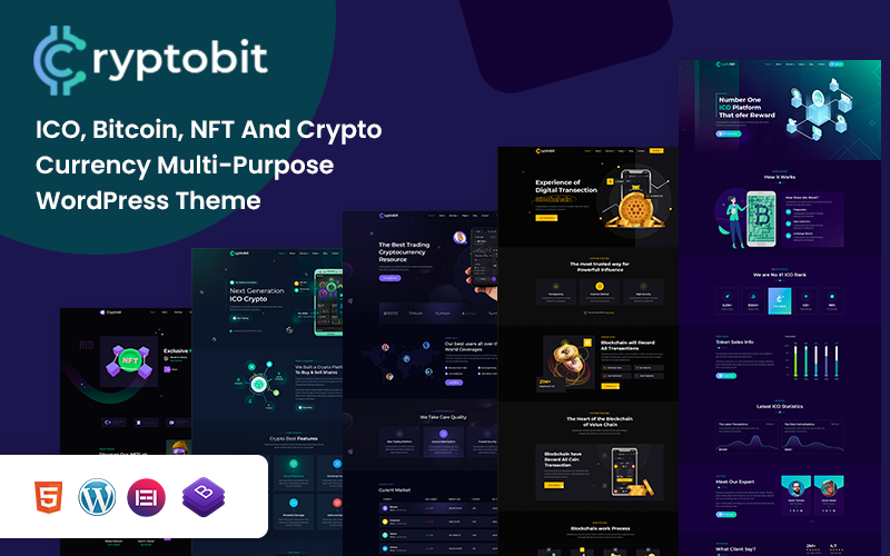 431 cryptobit financial technology and crypto currency wordpress theme