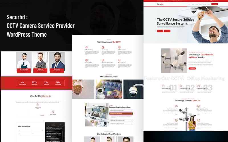 434 securbd cctv camera service provider wordpress theme