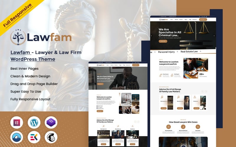 451 lawfam lawyer and law firm wordpress theme