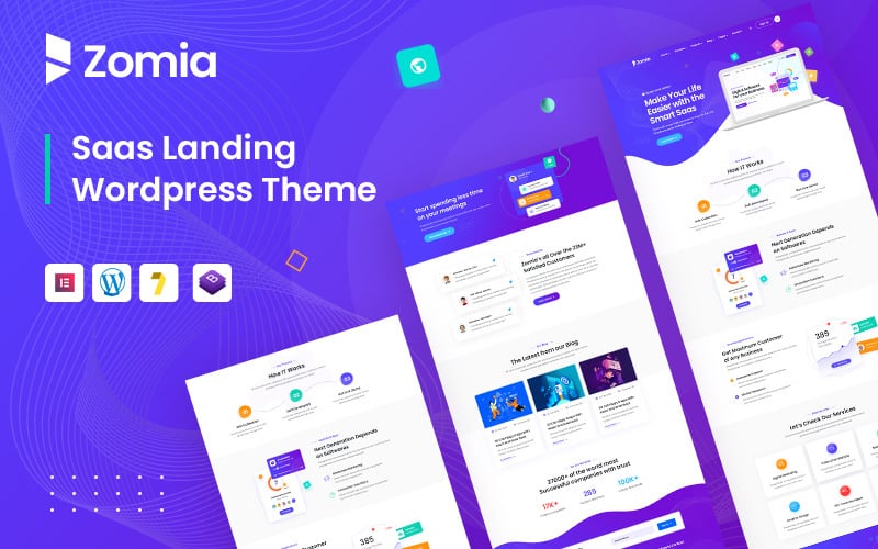 452 zomia saas and startup wordpress theme