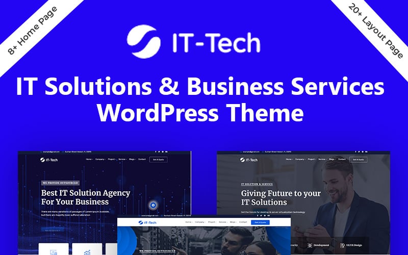 454 it tech it solution and technology wordpress theme