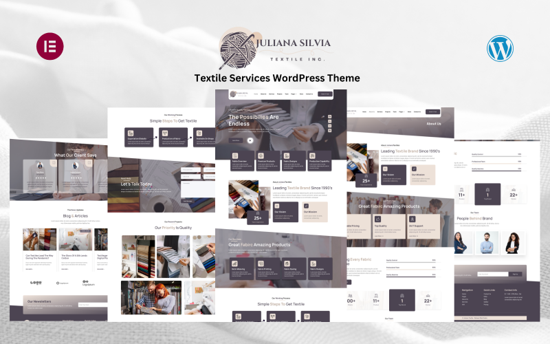 467 juliana textile textile industry and clothing services wordpress theme