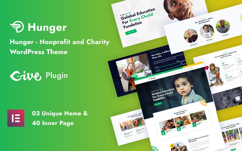 476 hunger nonprofit and charity responsive wordpress theme