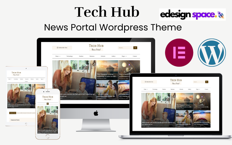 478 tech hub news portal wordpress theme