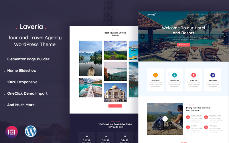 480 laveria – tour and travel agency wordpress theme