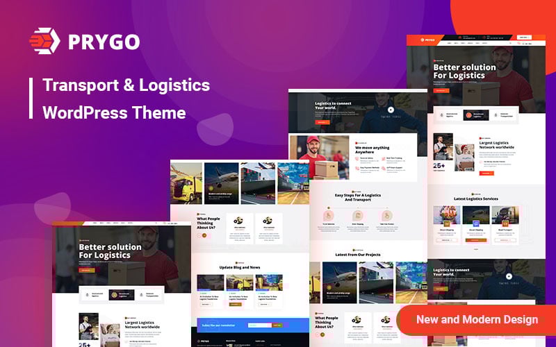 485 prygo transport and logistic wordpress theme