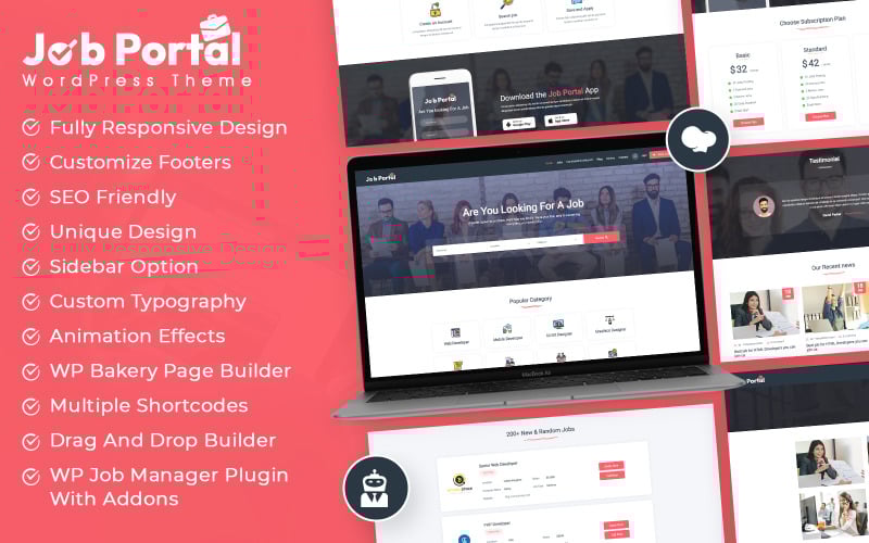 507 job portal wordpress theme