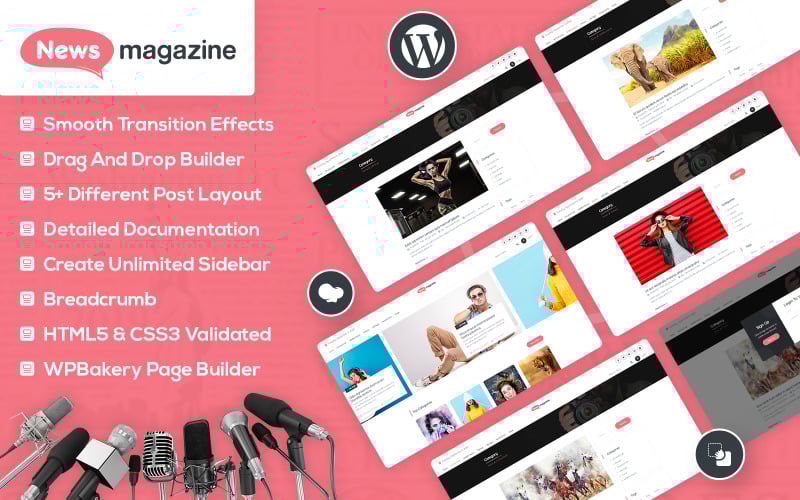511 news and magazine photography blog wordpress theme