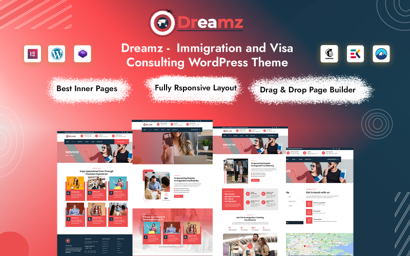 525 dreamz immigration and visa consulting wordpress theme