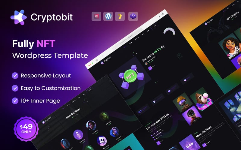527 cryptobit nft marketplace wordpress theme