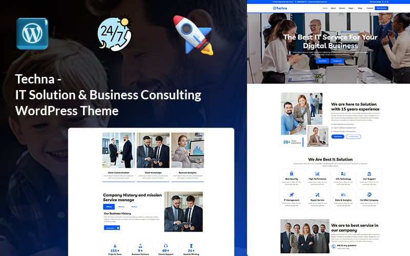 529 techna it solution and business consulting wordpress theme