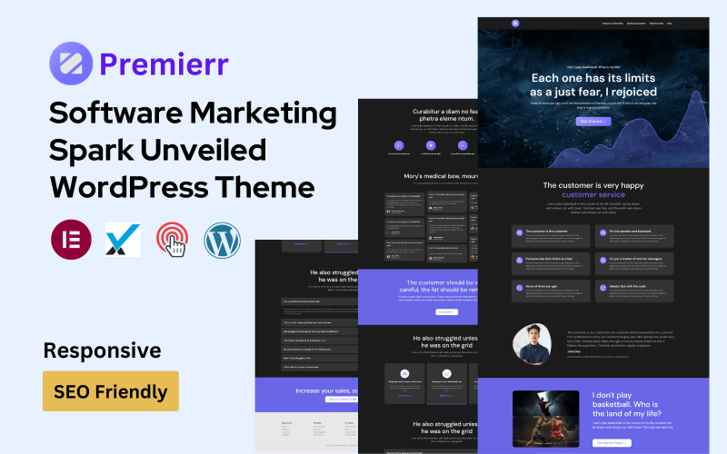 533 premier software marketing spark unveiled wordpress theme