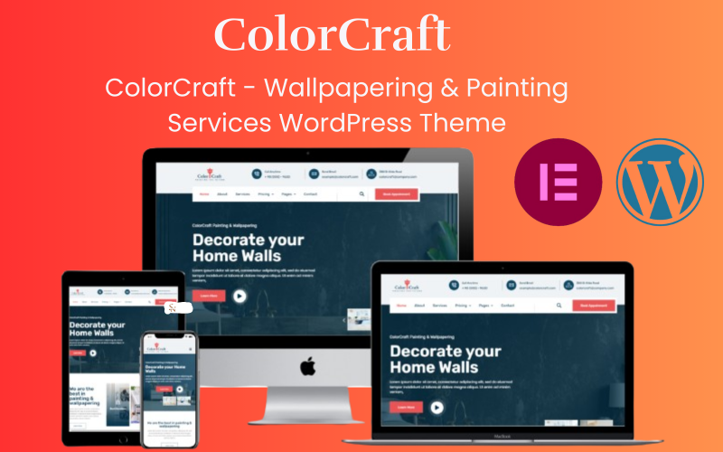 534 colorcraft wallpapering and painting services wordpress theme