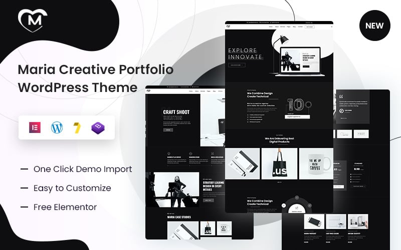 540 maria creative portfolio wordpress theme