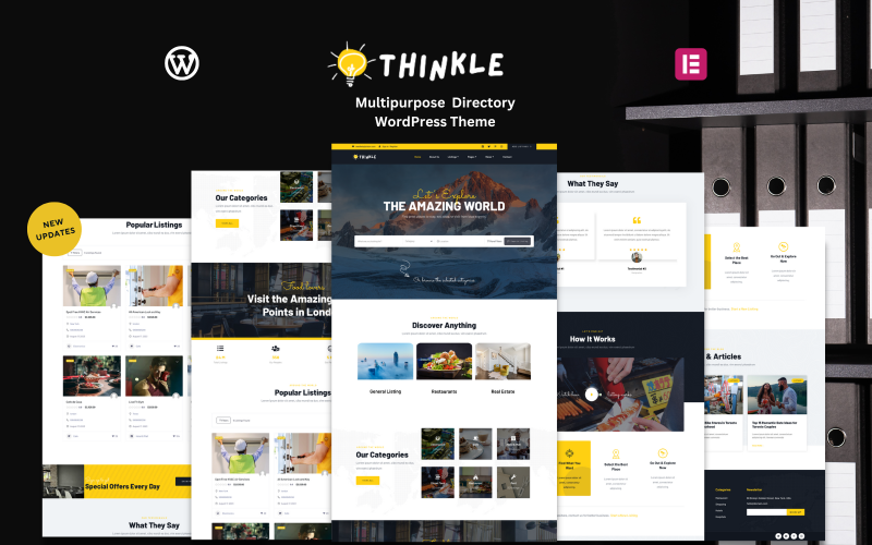 545 thinkle multipurpose cafe business and travel directory theme