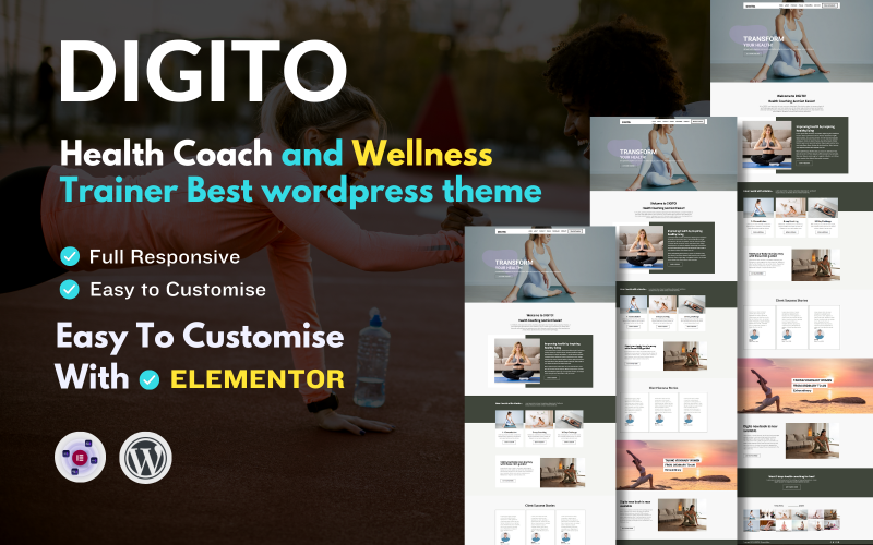 546 digito health and wellness life coach wordpress theme