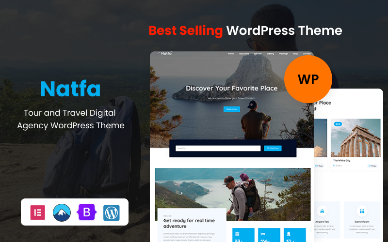 547 natfa tour and travel digital agency wordpress theme