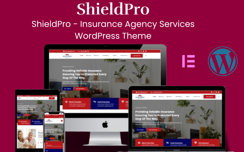 550 shieldpro insurance agency services wordpress theme