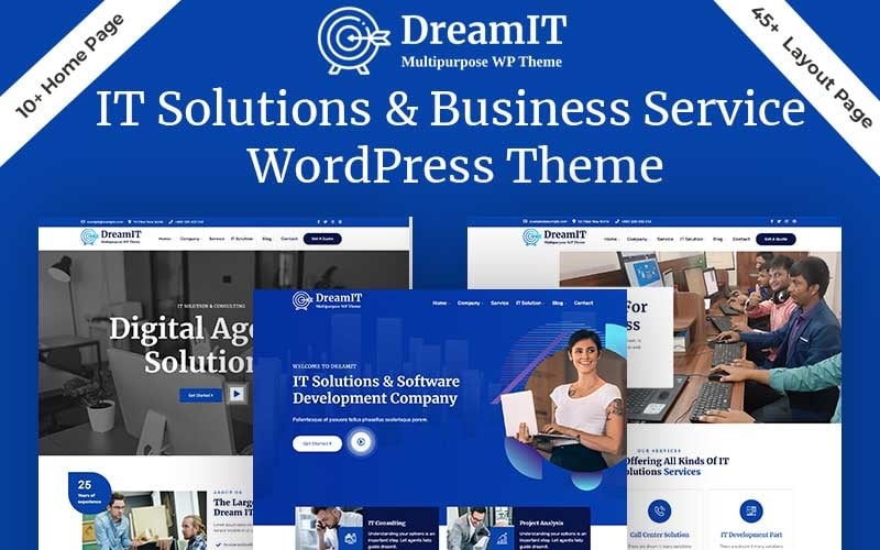 554 dreamit it solutions company service wordpress theme