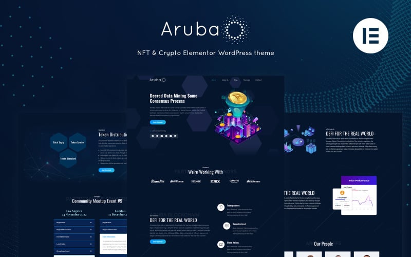 563 aruba crypto and ico elementor wordpress theme