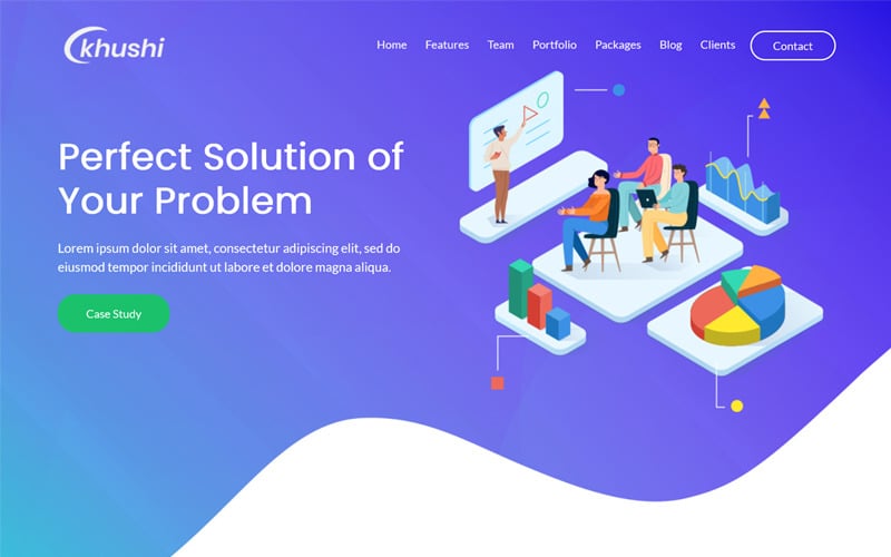 586 khushii digital agency wordpress theme