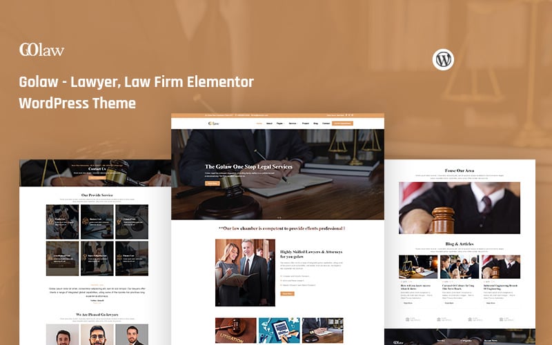 599 golaw lawyer law firm elementor wordpress theme
