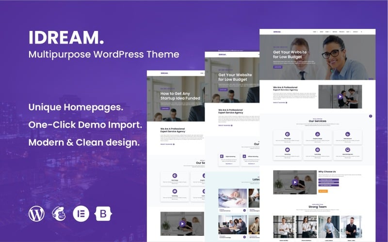 606 idream multipurpose responsive wordpress theme
