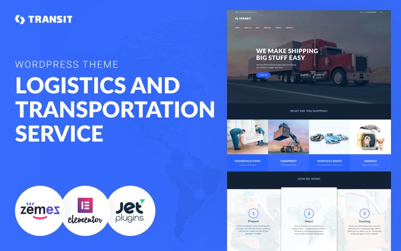 62 transit logistics and transportation service wordpress theme